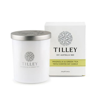 MR - TILLEY 天然大豆油木蘭花綠茶味香氛蠟燭240G