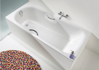 【麗室衛浴】德國 KALDEWEI Saniform Plus Star H-435-1 瓷釉鋼板浴缸(含雙把手) 180*80*43CM