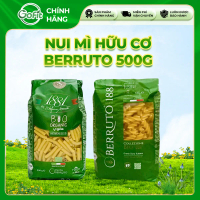 Nui Mì Hữu Cơ Berruto 500g - Mì Spaghetti, Nui Ống, Nui Xoắn, Nui Nơ 500g Thức Ăn, Food