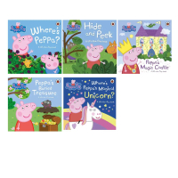 Peppa Pig หนังสือ Lift the Flap Series สำหรับเด็กเล็ก ขนาด 21.7 x 21.7 cm