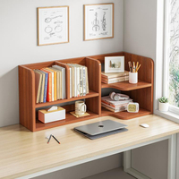 簡易桌上書架學生宿舍桌面收納架辦公桌多層置物架書桌轉角小書櫃