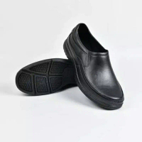 Sepatu Karet Slip On ATT AB 520-SEPATU Pria All Black