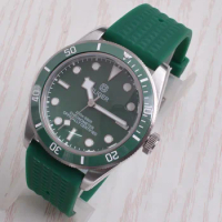 Bliger 40MM Seiko NH35 Movement Sapphire Glass Stainless Steel Case Green Luminous Casual Men Automatic Mechanical Watch