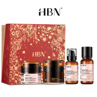 【HBN】早C晚A水乳雙霜亮白組 (特證版發光水+雙A乳+雙A晚霜+原白霜)