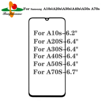 For Samsung Galaxy A10S A20S A30S A40S A50S A70S Front Touch screen Panel LCD Out Glass Cover Lens Replacement