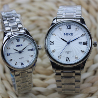 มิโก Mk320 ธุรกิจบางเฉียบคู่นาฬิกาสายเหล็กนาฬิกาผู้ชายและผู้หญิงควอตซ์กันน้ำนาฬิกาแบบไม่ใช้กลไก