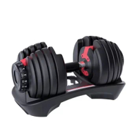 Bodybuilding commercial fitness Dumbbell Set Weightlifting Wholesale Fitness 24kg/40kg Adjustable Dumbbell for hot sales