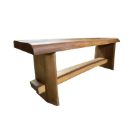 【吉迪市柚木家具】原木長板凳 SN016B(餐椅 椅凳 椅子 板凳 長凳)