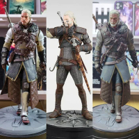 The Witcher 3: 24cm Wild Hunt Geralt Of Rivia Action Figure Toys Game Figurine Pvc Collection Model Adult Kids Toy Gifts