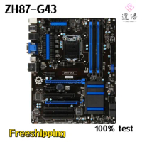 For MSI ZH87-G43 Motherboard 32GB HDMI LGA 1150 DDR3 ATX H87 Mainboard 100% Tested Fully Work