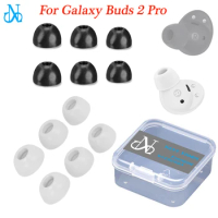3Pairs Memory Foam Tips for Samsung Galaxy Buds 2 Pro Eartips Anti-Slip Earbuds Cover Cap Fit in The Charging Case