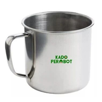 Mug Stainless 7Cm - Mug Mini Stainless - Mug Full Stainless