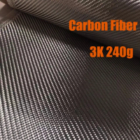 Vải sợi carbon, 3K, 240g dệt chéo, thích hợp cho ô tô, xe máy và tự làm nhà cửa