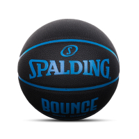 Spalding 籃球 Bounce 黑藍 斯伯丁 室內外通用 耐磨 黏手感 系籃 合成皮 SPB91004