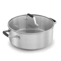 Stainless Steel 5-Quart Dutch Oven with Cover Cookware Hot Pot Casserole