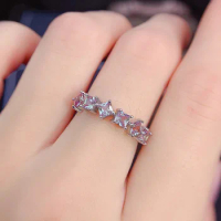 Alexandrite Ring Princess Cut Engagement Ring 925 Silver For Women Vintage Unique Alexandrite Engagement Ring