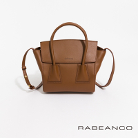 RABEANCO UNNI真皮手提斜背包 深駝