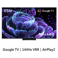 【TCL】 65吋 4K QLED Google TV量子連網液晶顯示器 65C835