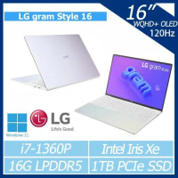 【客訂預購】LG gram Style 16 16Z90RS-G.AA77C2 極光白/2K OLED/1.23kg