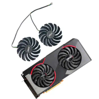 MSI RX5700XT Cooling Fan Replacement PLD10010S12HH 4pin Heatsink for MSI RX 5700 5600 XT GAMING X Graphics Card Cooling