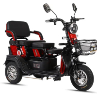 600W Electric Tricycles New Leisure Three-wheeler Mini Detachable Battery Motorcycle Scooter Adult