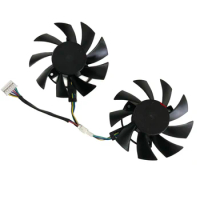2Pcs/Set,T128015SU,Graphics Card Cooling Fan,For ASUS RTX 2060 GTX 1660 1660Ti TUF GAMING OC,Replace T128015BU FD8015U12D