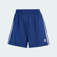 【adidas 愛迪達】ADICOLOR FIREBIRD 運動短褲(IP2958 女款 運動短褲 ORIGINALS 藍)