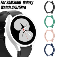 Watch Cover for Samsung Galaxy Watch 5/4 40mm44mm Case 42mm46mm,PC Matte Protective Bumper Shell for Galaxy Watch 5Pro 45mm Case