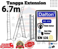 DALTON ML-610 Tangga Extension 6 meter (6.7m) Tangga aluminium extension 6.7 meter