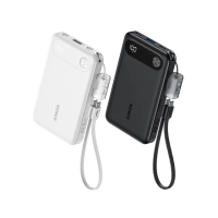 【ANKER】官方授權直營 A1257 Anker 行動電源 10000mAh 22.5W 自帶線快充 2入組(黑/白)