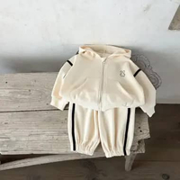 1-4 thn | Jaket Sweater+Celana Anak Jacket Coat Karakter Unisex catalog JXXJ JH 3-4 tahun Cream