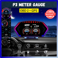 GBS CAR LED P3 OBD GAUGE METER OBD2 METER OBD+GPS P3 OBD2 DIGITAL METER PENGIMBAS UNTUK TON HONDA PE