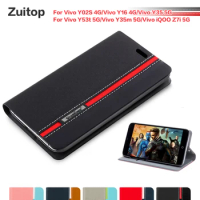 Cowboy PU Phone Bag Case For Vivo Y02S 4G Flip Case For Vivo Y16 4G Vivo Y35 5G Y53t 5G Y35m 5G Case Soft Silicone Back Cover