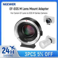 NEEWER EF-EOS M Lens Mount Adapter 0.71x Autofocus Speed Booster For Canon EF Lens to EOS M Series Camera EOS M M2 M3 M5 M6 M10