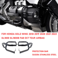 Motorbike Front Highway Bumper Engine Guard Crash Bar Protector For Honda Gold Wing 1800 GL1800 GL1800B F6B 2018-2023