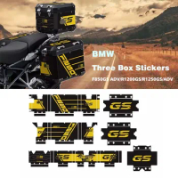 For BMW R1200GS R1250GS ADV F850GS Three Boxes Of Stickers Trunk Waterproof Sticker Reflective Motorcycle Modification Sticker