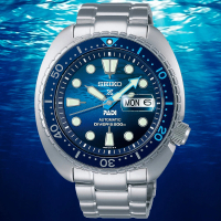 【SEIKO 精工】PROSPEX系列 PADI聯名款 潛水機械腕錶 SK044 母親節 禮物(SRPK01K1/4R36-06Z0F)