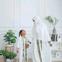 GRATIS ONGKIR COUPLE BAJU MUSLIM IBU DAN ANAK ABAYA MAKKAH GAMIS TURKEY ARABIA DUBAY PREMIUM GAMIS A