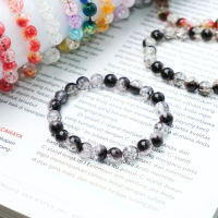 Gelang Manik Korean Fashion Crystal Bracelet Jewelry Gelang Karet Darla Fashion Wanita Manik-manik C