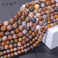 6/8/10mm Mixed Colors Pietersite Round Gemstone Beads For Women Men Retro Craft Charm Earring Bracelet Necklace Jewelry Making
