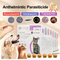 Obat Cacing Kucing & Anjing - Tetes Penghilang Kutu, Tungau, dan Cacing, Aman untuk Anak Kucing, Ibu