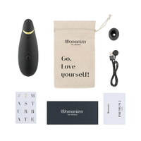 德國 Womanizer Premium 2 吸吮愉悅器 - 黑色 | 公司貨 保固兩年