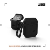 【UAG】AirPods 耐衝擊防塵保護殼V2-黑(UAG)