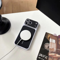 Sarung Telefon Magnetic Casing Nipis Rasa Kulit untuk iPhone 17 Pro Max 16 15 14 13 12 11 Casing Ker