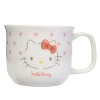 小禮堂 Hello Kitty 陶瓷馬克杯 250ml (白大臉款)