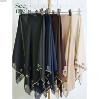 คลังสินค้า Lily Chiffon hijab แบบเหลี่ยม🧕🏻🌺🌸