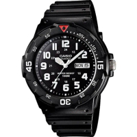 【CASIO 卡西歐】學生錶 DIVER LOOK 潛水運動風手錶 考試手錶 交換禮物(MRW-200H-1BV)