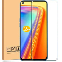 New 9H 2.5D Tempered Glass For Realme C17 Screen Protector For Realme 7 7i X7 / X7 Pro Protective Film Case