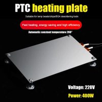 400W PTC Heating Plate Chip BGA Soldering Ball Split Aluminum LED Remover Board