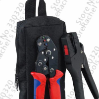 Combination hand cable crimp tool set for crimping insulated terminals and stripping wire